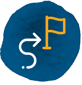 Signpost/arrow icon