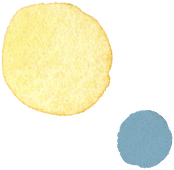 Yellow and blue patches